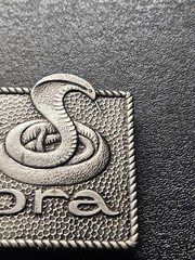Vintage Cobra CB Radios Belt Buckle Lewis Buckles Chicago Advertising Snake Logo