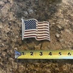 American US Flag Belt Buckle