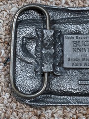 Vintage Belt Buckle Buck Knives Pewter – Four Generations