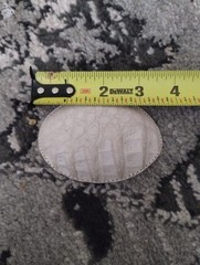 Leather Belt Buckle Mexico (Off White) Unbranded 3 1/2&Prime; X 2 1/2&Prime;