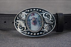 Fancy Chicken Belt Buckle Western Style Hen Lover Fits 1.5 Inch Belt Strap
