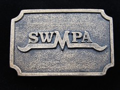 RD11109 REALLY NICE **SWMPA** UNKNOWN MISCELLANEOUS BRASSTONE BELT BUCKLE