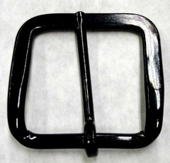 Lot of 100 Pieces Plain Belt Buckles 1-1/2&Prime; inch Black Nickel Plated Steel 1.5&Prime;