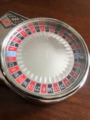 Spinning Roulette Table Casino Dice Gambler Metal Unisex Men’s Belt Buckle