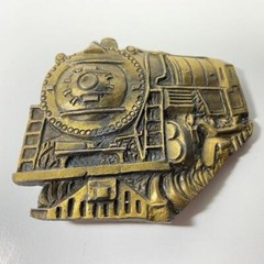 3&Prime; x 3.5&Prime; 1978 Instyle Train Locomotive Railroad Belt Buckle
