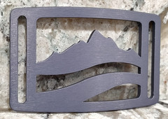 GRIP6 BELT BUCKLE – NATURALIST WASATCH – LIGHT PURPLE – 1.5 INCH WIDE