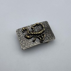 Vintage Old Silver Buckle,Mythology Scorpion- Auspicious Beast,Belt Hardwares