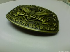 Belt Buckle, NEW, America&rsquo;s Second Amendment, Right to Bear Arms, Guns, Western