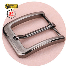 1.5 Inches (38-40 mm) Belt Buckle Single Prong Square Replacement Grey07