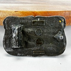 Bergamot Brass Works U-149 Steam Train 5473 Belt Buckle USA Vintage 1984 READ