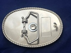 In Memory of Fallen Bikers Western Style Buckle (Pewter)