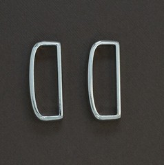 New 1 1/2&Prime; 38mm belt keepers(2 pcs set)(#50B) for man/women jean nickel finish