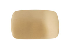 Solid Brass Rounded Rectangle Metal Belt Buckle