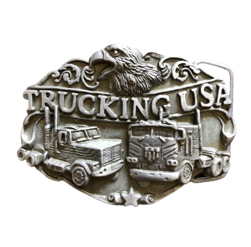 Trucking USA Eagle Belt Buckle