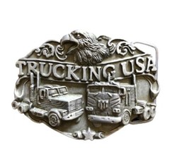 Trucking USA Eagle Belt Buckle
