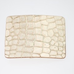 Croco Look Belt Buckle Rosepearl – Elegant Fashion Style with Elegant Texture