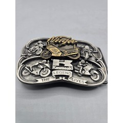 Vintage Kawasaki Ninja Belt Buckle Limited Edition Brookfield Collectors Guild