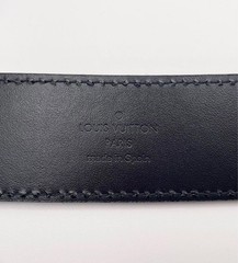 Louis Vuitton Pre-Owned Taiga Belt M6897 Suntulle Initial