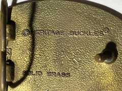 VTG Heritage Chariots of Fire 1983 General Safety Pumper No 17 Brass Belt Buckle