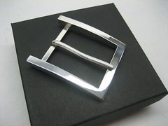 Sterling silver 925 Granada buckle 46 grams w/Genuine Lizard-1.5  » belt U.S.A..