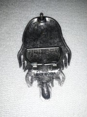 Vintage Pewter Flaming Electric Guitar Rock & Roll Belt Buckle Excellent