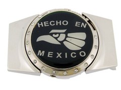 12 Pcs Mexican Azteca Calander Hecho Mexico Malverde Belt Buckles Lighters Metal