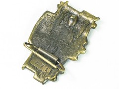 Vintage Railroad Caboose Belt Buckle Brass Train 1979 Chicago Limited Edition