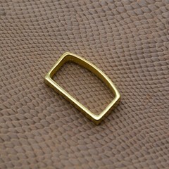 Solid Brass Belt Buckle Rectangle Ring 40mm 1.5 Replacement DIY EDC Craft