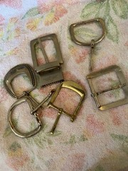 Mixed Belt Buckle Lot Of 6 pre-owned men&rsquo;s belt buckles