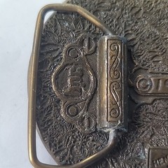 Standing Liberty Quarter Coin Belt Buckle Vtg 1976 Henchel-Mt.View California