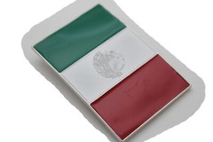 Mexico Flag Belt Buckle Mexican National Day May 5th Gift Soccer Team Square