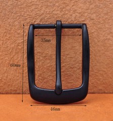 Cool Black Pin Single Prong Clip Buckle for DIY Leathercraft Belt Replacement