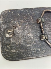 Vintage End Of The Trail Brass Belt Buckle Sculpture By James Earle Fraser Aged