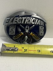 – Belt Buckle Electrician themed Wiring Trade