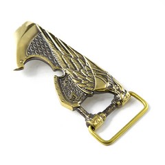 Brass belt buckle Ax of God, Medieval style buckle, Solid brass axe buckle
