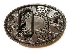 ✖ HQ NATIVE AMERICAN copper turquoise Cowboy Rodeo Style Belt Buckle Heritage US
