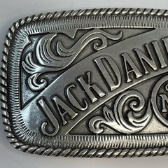 Metal Zinc Alloy Belt Buckle Western Cowboy Jack Daniels Brand Fashion Style