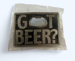 Got Beer? Bottle Opener Vintage Belt Buckle