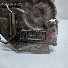 Vintage 1978 Instyle Brass Locomotive Train Railroad Belt Buckle 1142 3.5×3.5