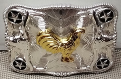 ROOSTER Western Cowboy Belt Buckle Hebilla Vaquera DE GALLO