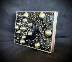 “Heavy Is the Head” New Gothic Industrial Belt Buckle OOAK Darren McNeese