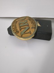 NRA National Rifle Association Golden Eagles Gold-Tone Belt Buckle
