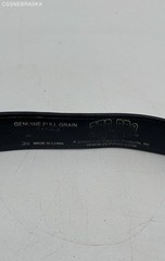 Huskers Black Studded Black Genuine Leather Belt – Men – Size 36