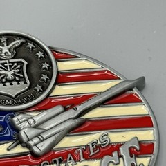 Military Themed Belt Buckle United States Airforce USAF Unisex Belt NOT Included