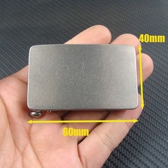 Titanium Clamp closure Buckle Anti allergy Belt Buckle for 1.25&Prime; Belt Z333