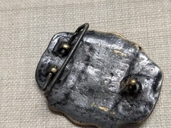 vintage 1960s 70s belt buckle HARLEY DAVIDSON motorcycle BRASS bronze EAGLE