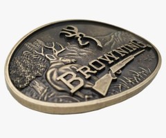Elk Hunting Belt Buckle