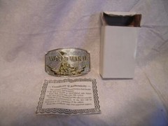 US Army « WWII Remembered » Iwo Jima Commemorative Belt Buckle NEW in box