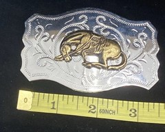 Vintage Western Cowboy Rodeo Horse Belt Buckle – Made in Hong Kong Unbranded