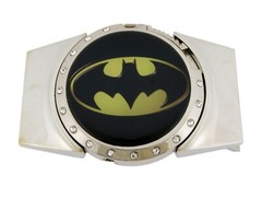 4 Pcs Belt Buckles Lot Vintage Belt Buckle w Lighter Batman Superman Captain USA
